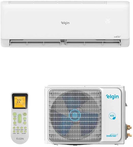 Ar Condicionado Split Hi-Wall Eco Inverter II Wi-Fi Elgin 12.000 Btus Frio 220v R-32