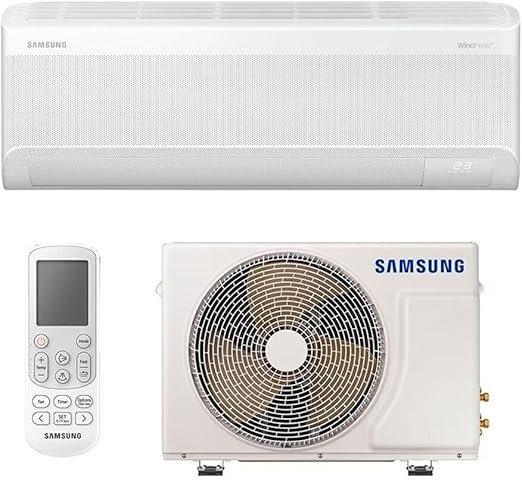 Ar-condicionado Split Inverter 9000 Btus Samsung Windfree Ai Wi-fi High Wall Só Frio Ar09dyfaawknaz:ar09dyfaawkxaz 220v