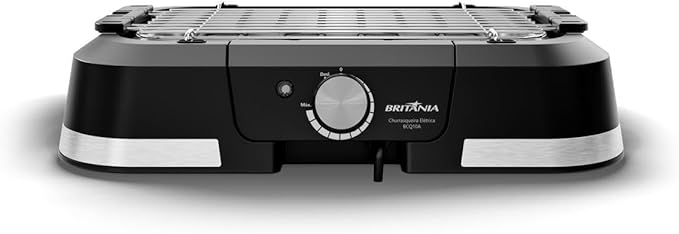 Churrasqueira Elétrica Britânia 1500W Menos Fumaça BCQ10A 220V