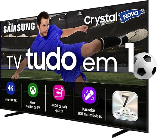 Samsung Smart TV 55" Crystal UHD 4K U8100F 2025