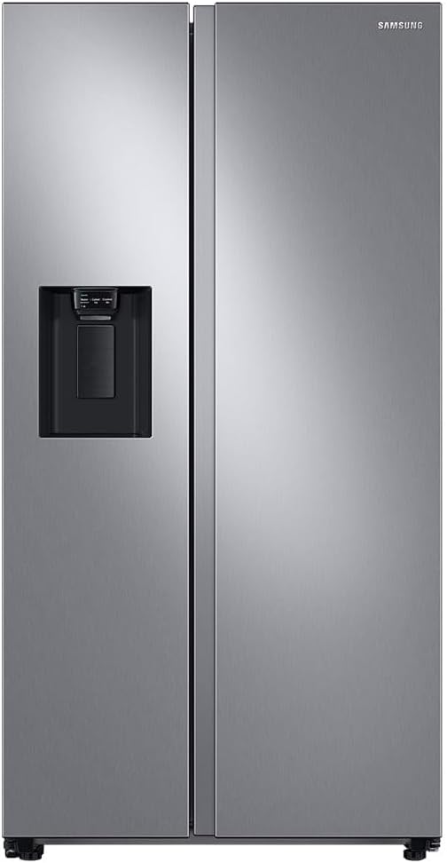 Geladeira Samsung RS60 Side by Side com All Around Cooling e SpaceMax 602L Inox Look 220V