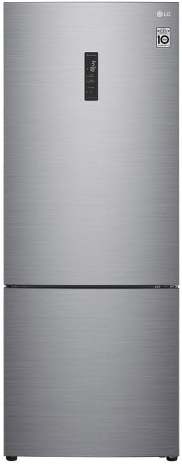 Refrigerador LG Bottom Freezer Inverse 451L Platinum 110V GCB569NLLM