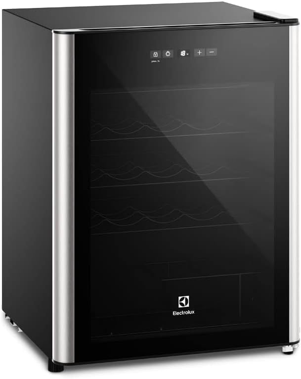Adega de Vinho Climatizada Electrolux 24 Garrafas Uma Porta com Painel Digital (WSF24)