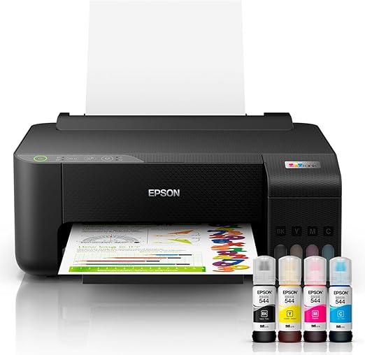 Impressora Epson EcoTank L1250 - Tanque de Tinta Colorida, Wi-Fi Direct, Comando de voz, Bivolt
