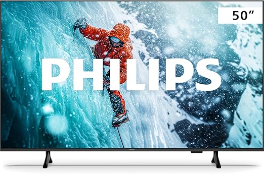 PHILIPS Smart TV, 50 4K, 50PUG7300, Comando de Voz, Bluetooth, HDR, Dolby Atmos, HDMI, USB, Wi-Fi
