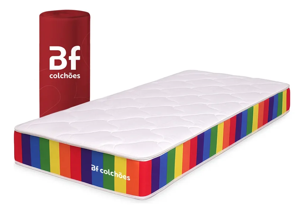 Colchão Solteiro Vácuo Dupla Face Ortopédico Max Flowing 88x188 BF Colchões