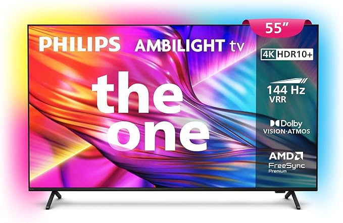 PHILIPS, Smart TV, Ambilight THE ONE 55 4K 144 Hz