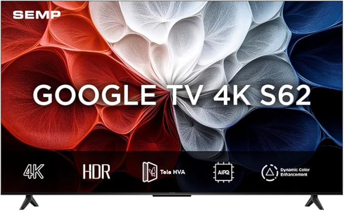 SEMP, Smart TV 4K UHD, 43“, Google TV, Google