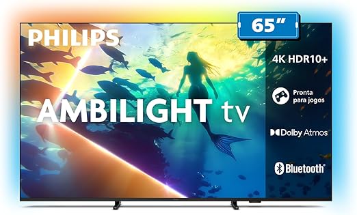 Smart TV 65" Philips 4K Ambilight