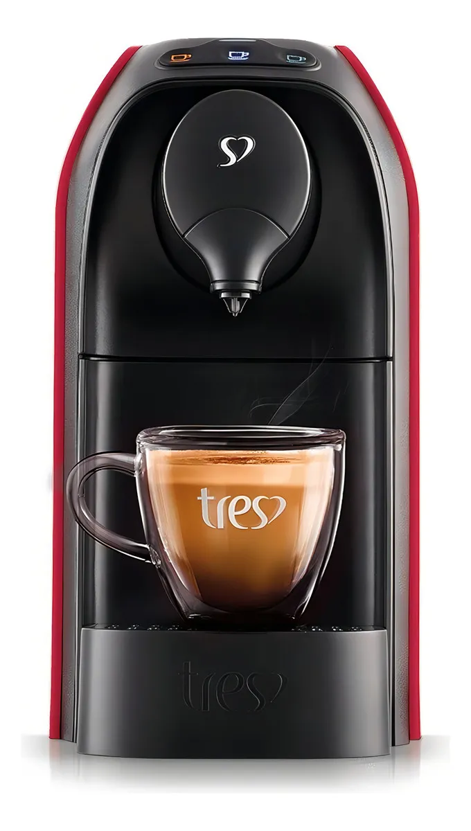 Três Corações LOV Automática Vermelha