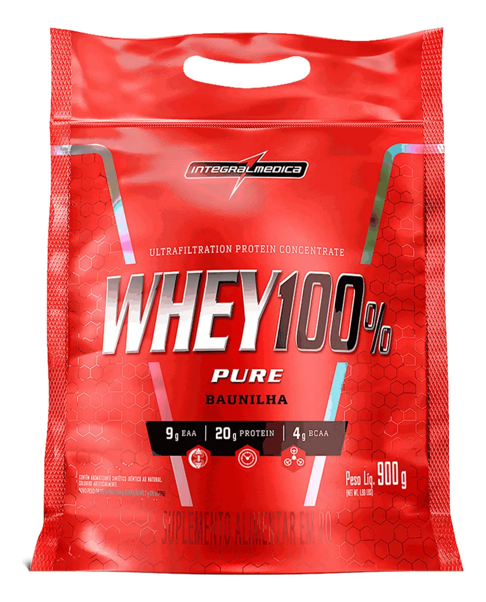 Whey 100% Pure Integralmédica Baunilha