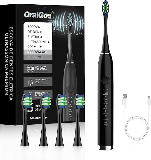 Escova Dental Elétrica OralGos Recarregável
