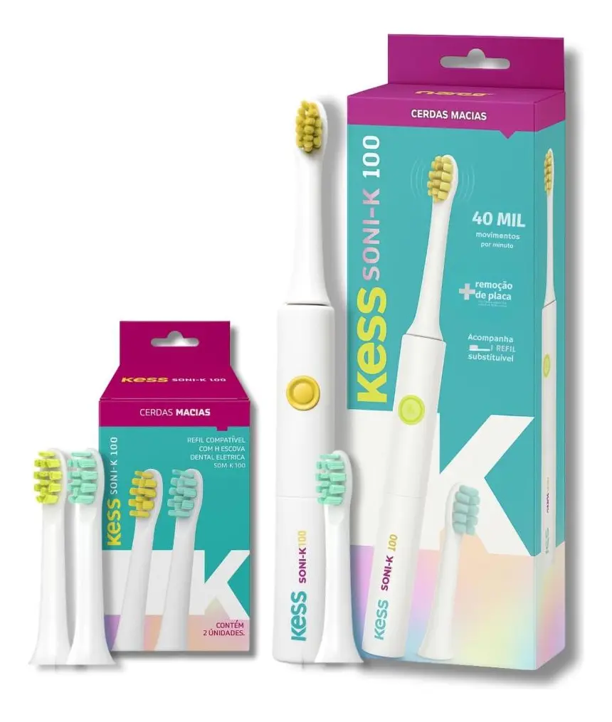 Escova Dental Elétrica KESS SONI-K 100