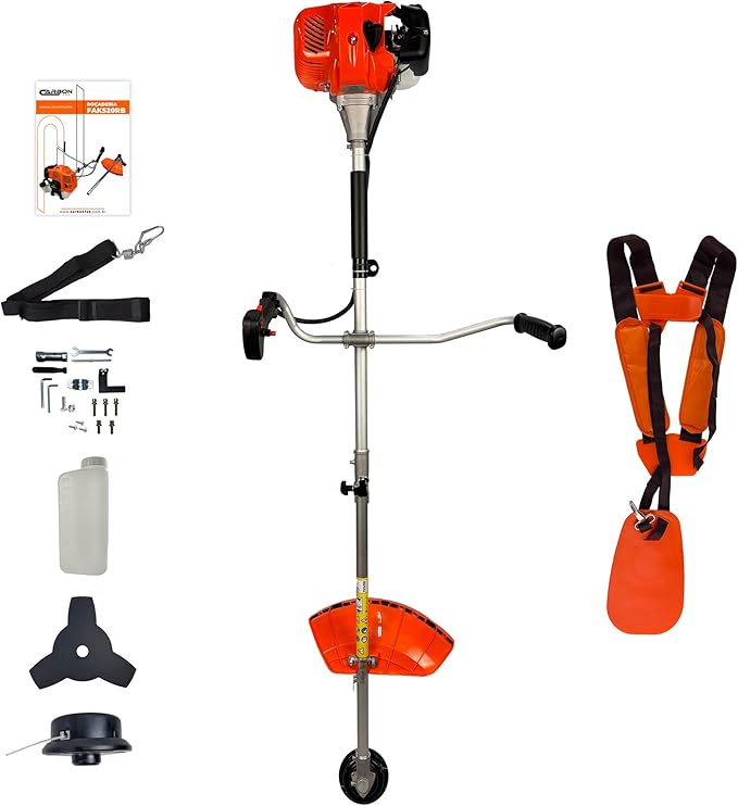 Roçadeira Carbon Fak Bipartida Profissional 52cc 2,5HP