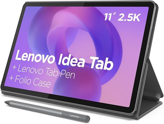 Tablet Lenovo Idea Tab 8GB RAM 128GB Oct Core, com Capa e Caneta, ZAFR0856BR