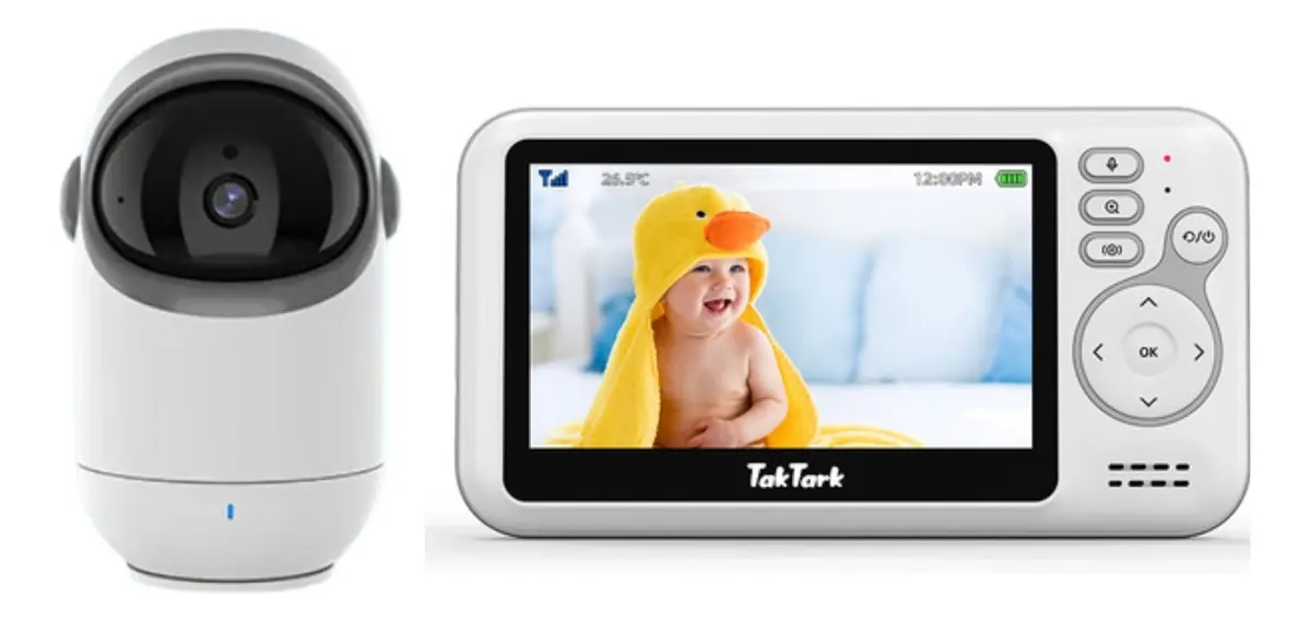 Câmera Babá Eletrônica TakTark Com Zoom Digital 3x (BM812)