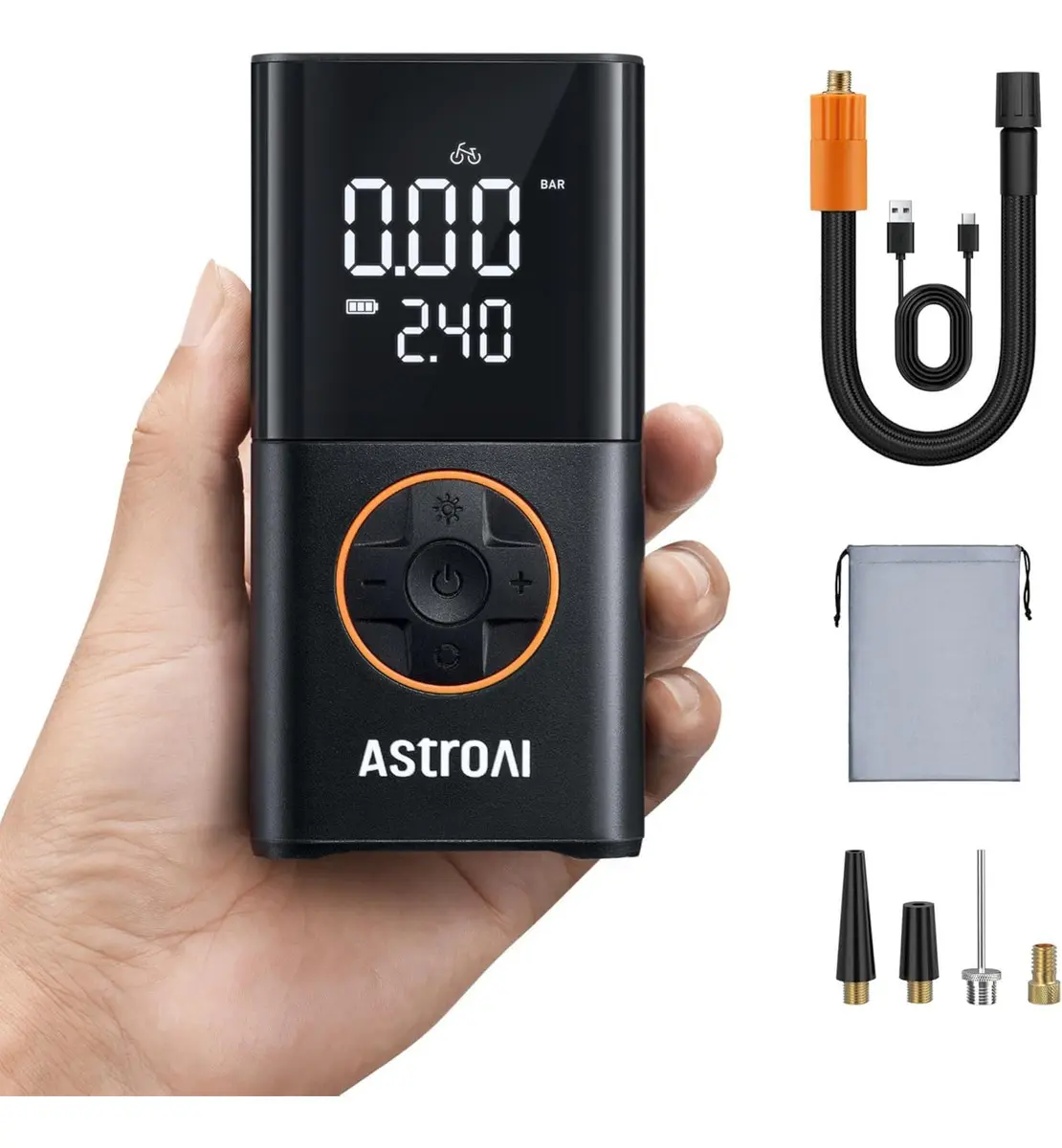 Mini Compressor 12V AstroAI Dual Power