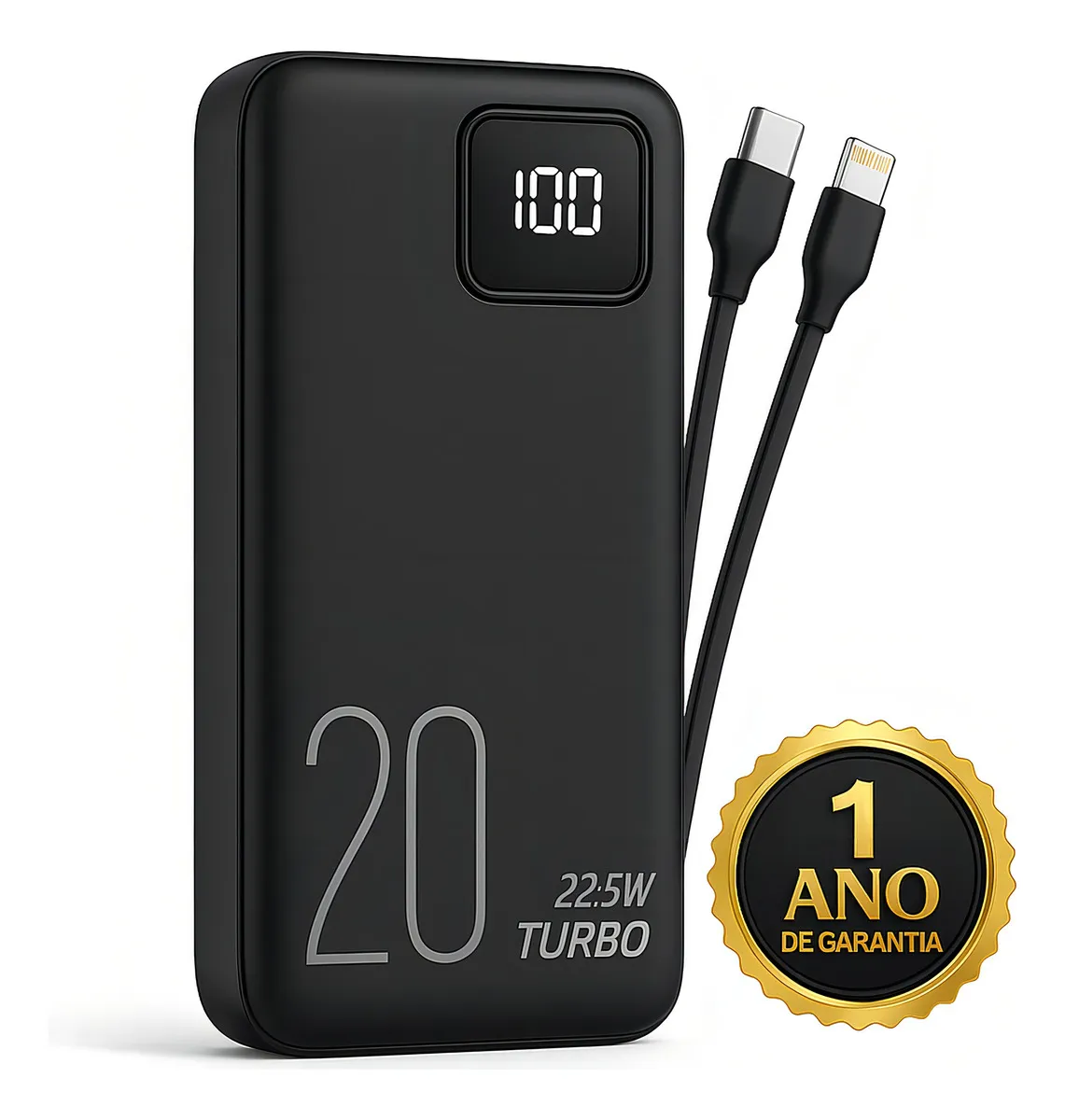 Carregador Portátil Power Bank Turbo 20000mAh DTIMP