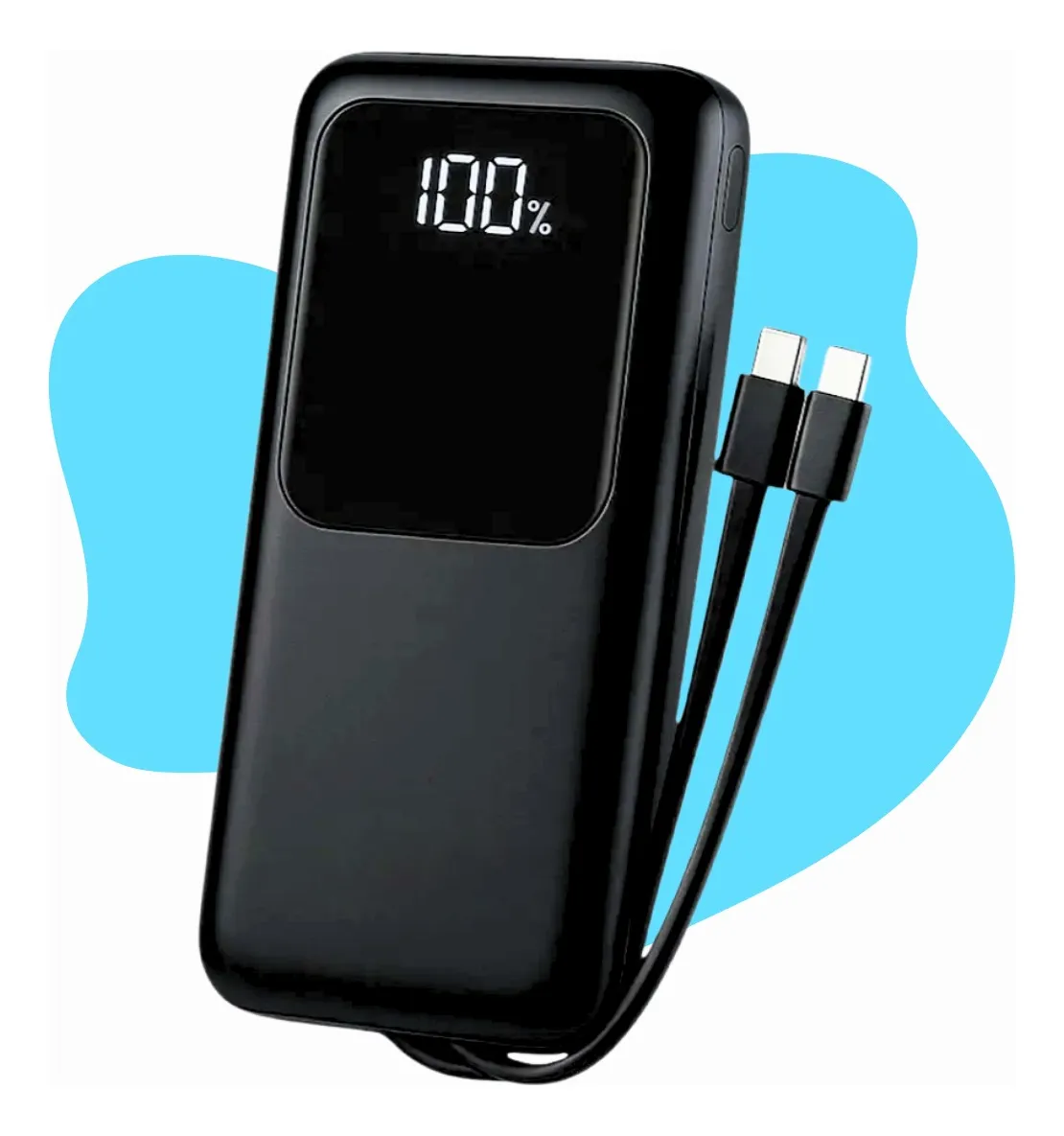 Carregador Portátil 20000 Turbo 22.5W Power Bank Casenn Preto