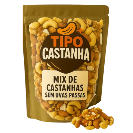 Mix de Castanhas Sem Uva Passa