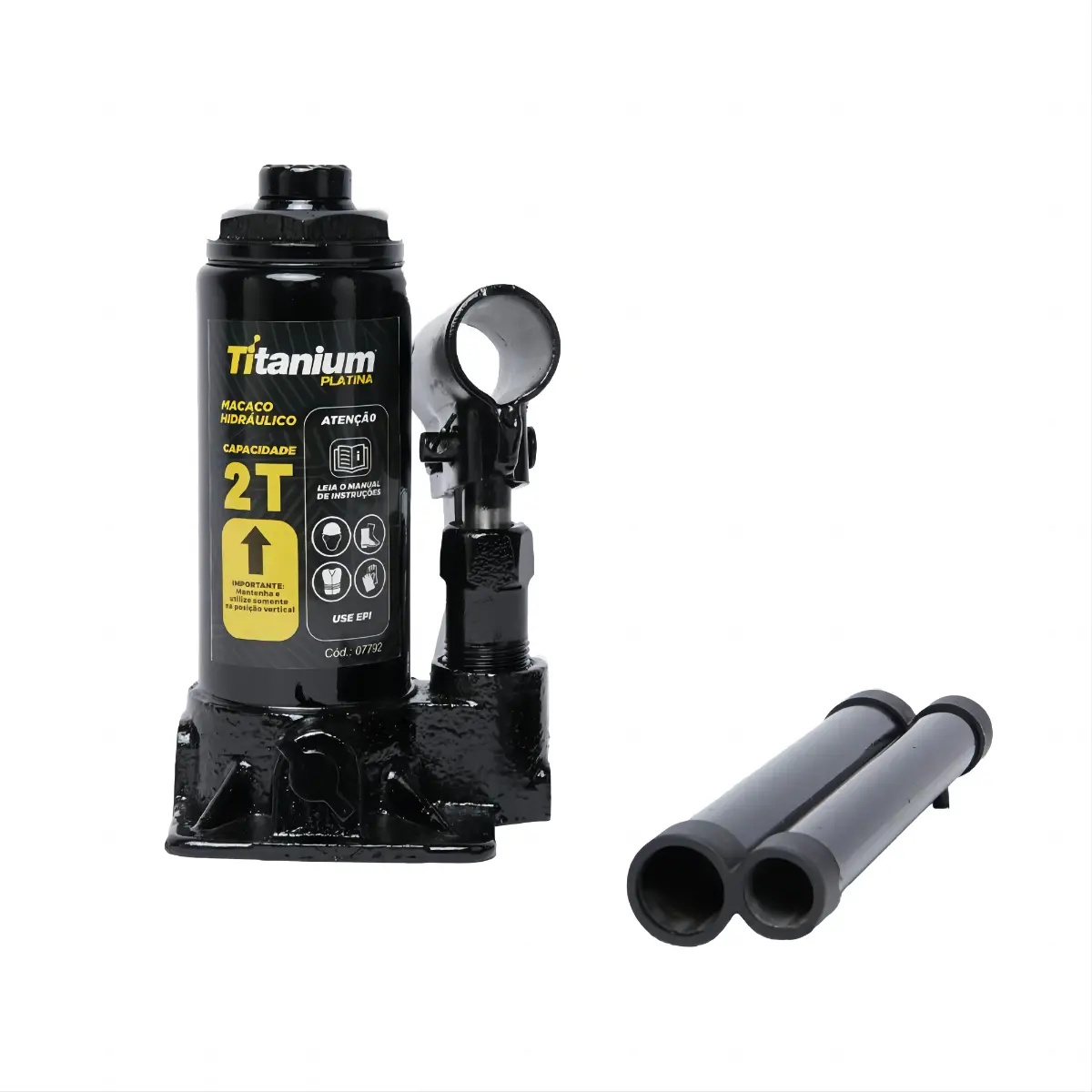 Macaco Hidráulico Titanium Platina 2 Toneladas