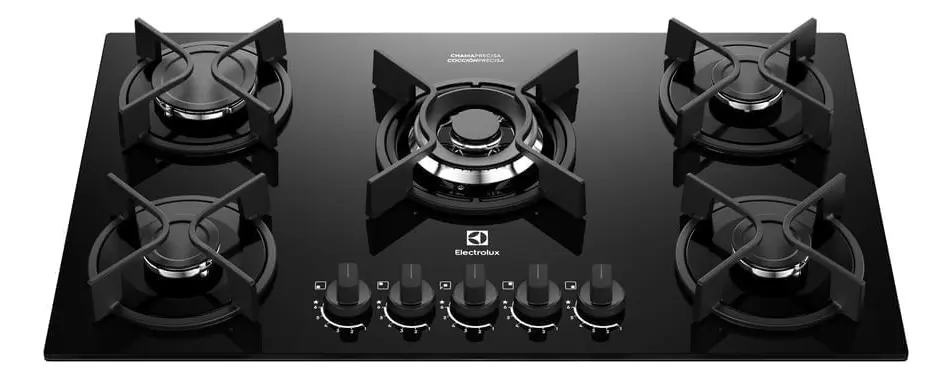 Cooktop Electrolux 5 Bocas a Gás Experience (KE5GC)