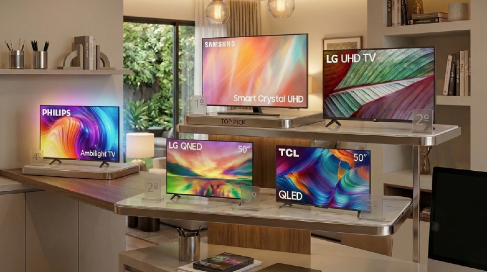 As 7 Melhores Smart TVs 4K 50 Polegadas de 2026